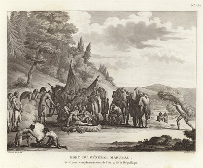 General Francois Severin Marceau-Desgraviers död av French School