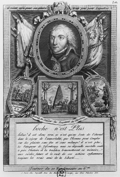 General Louis Lazare Hoches död av French School