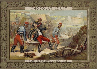 General Lourmels död, slaget vid Inkerman, Krimkriget, 1854 av French School