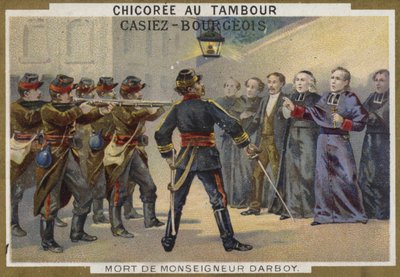 Monsignor Darboy, ärkebiskop av Paris, död 1871 av French School