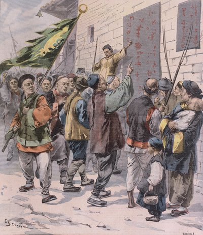Death to the Foreigners, från Le Petit Parisien, 15 juli 1900 av French School