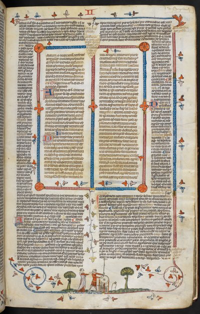Decretals of Gregory IX med glans av Bernard of Parma (