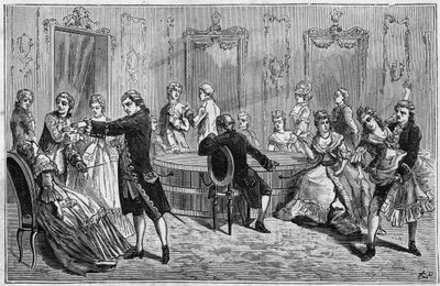 Demonstration av Frederic Antoine Mesmer (Franz Anton Mesmer av French School