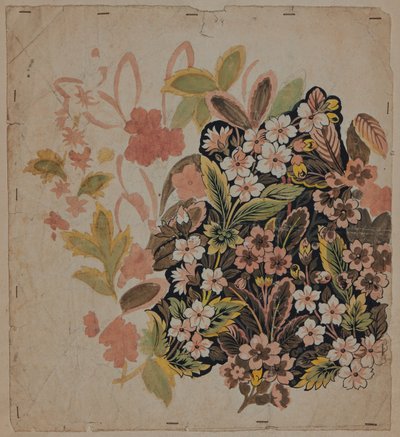 Designritning, tidigt 1700-tal av French School