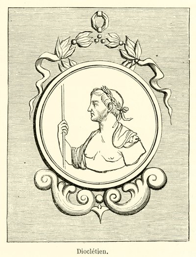 Diocletien (gravyr) av French School