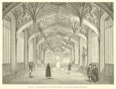 Divinity School, Bodleian Library, Oxford (gravyr) av French School