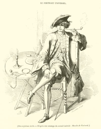 Sjuttonhundratalet (gravyr) av French School