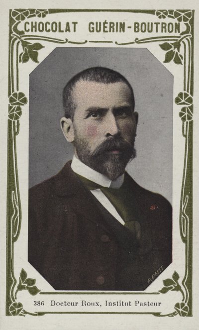 Doktor Roux, Institut Pasteur (färgad bild) av French School