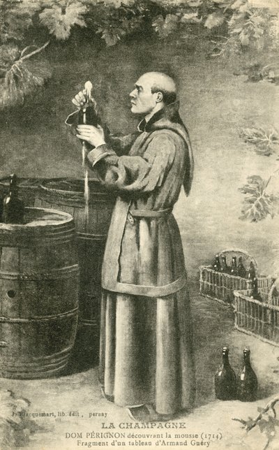 Dom Perignon (litho) av French School