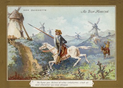 Don Quijote till häst av French School