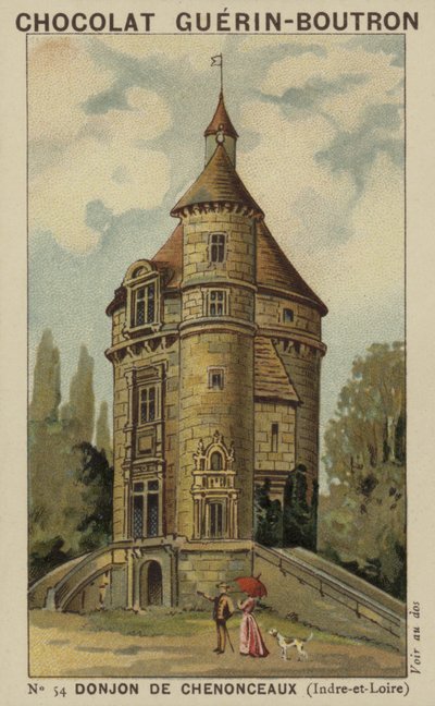 Behåll av Chenonceaux, Indre-et-Loire av French School