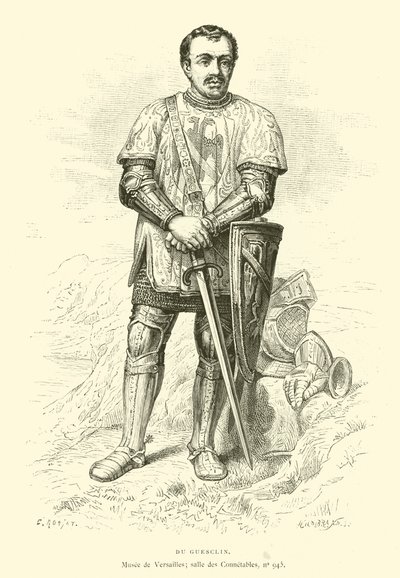 Du Guesclin (gravyr) av French School