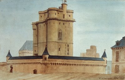 Fängelsehåla i slottet Vincennes av French School