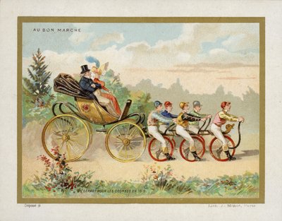 Excentrisk vintagevagn av French School