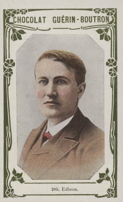 Edison (färgad bild) av French School