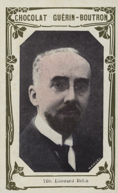 Edouard Belin (färgad bild) av French School
