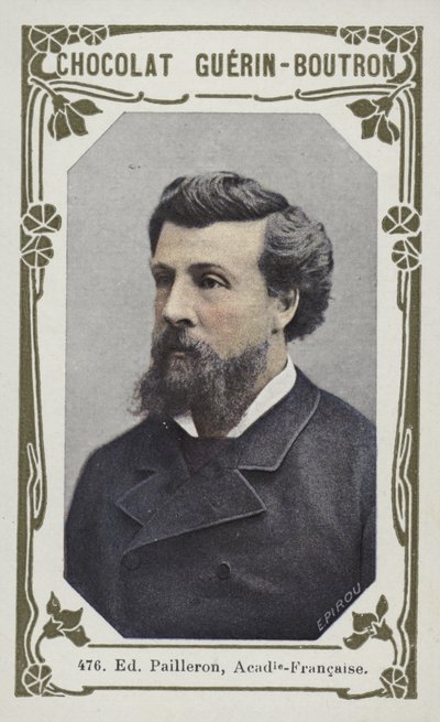 Edouard Pailleron, Academie-Francaise (färgad bild) av French School