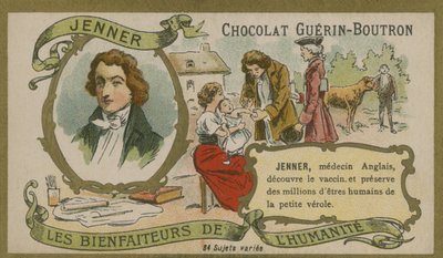 Edward Jenner, engelsk läkare och vetenskapsman av French School