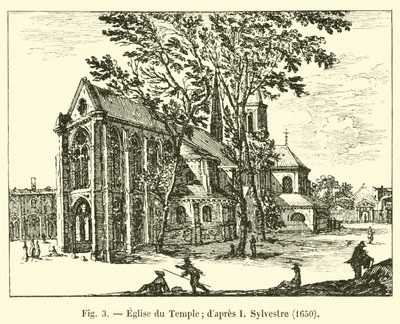 Tempelkyrkan; efter I Sylvester, 1650 av French School