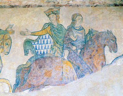 Eleanor av Aquitaine, drottning av England och hennes svärdotter Isabella av 
