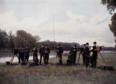 Elektrisk och optisk telegrafi - i "" Military Album"" av French School