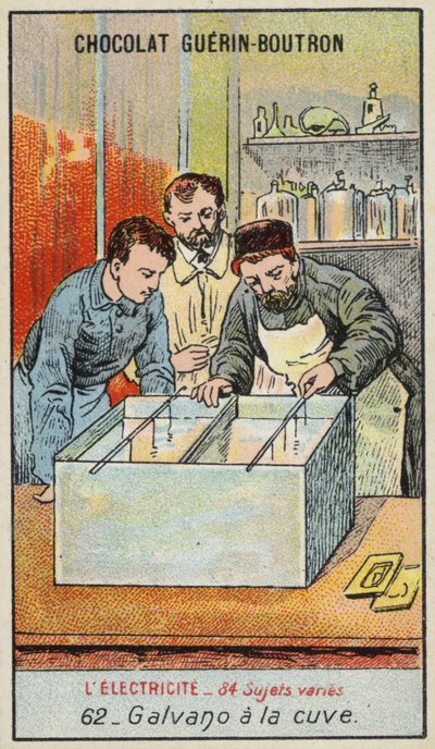 Elektrotypningstank (chromolitho) av French School