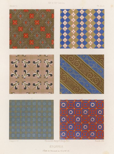 Broderade tyger från 1400-talets Frankrike av French School