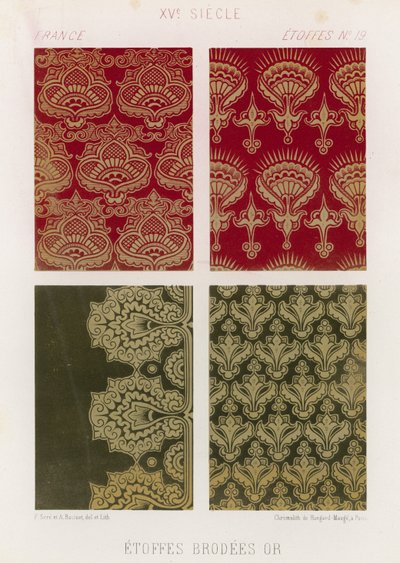 Broderade tyger från 1400-talets Frankrike av French School