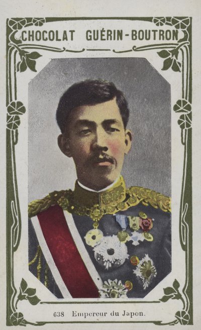 Kejsare av Japan (färgad bild) av French School