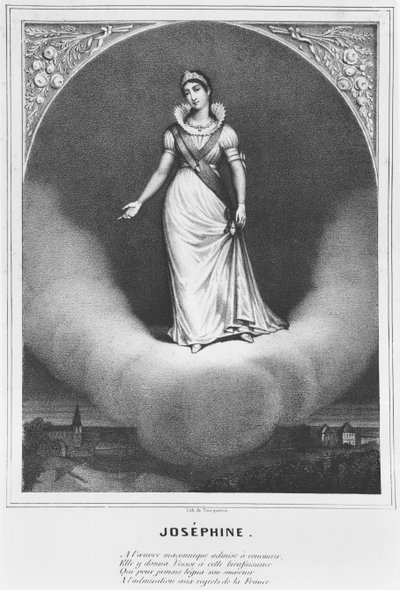 Kejsarinnan Josephine de Beauharnais (1763-1814) och frimureriet, ca 1846 av French School
