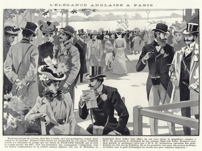 Engelsk elegans i Paris av French School