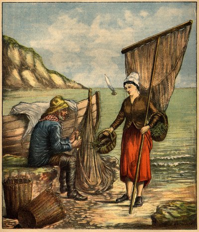 Gravyr i "La Terre Illustree"" nr 86 av 23 juni 1892. av French School