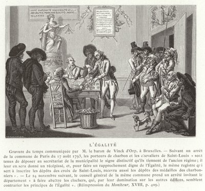Jämlikhet, franska revolutionen, 1793 av French School