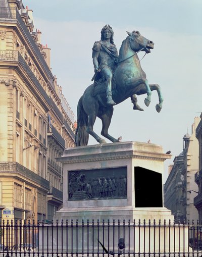 Ridstaty av kung Ludvig XIV (1816-22) (brons) av French School