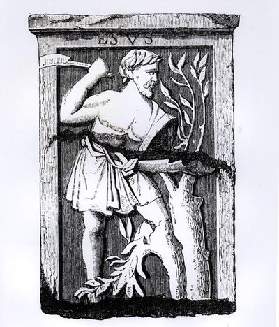Jesus, naturens store gud, illustration från vetenskap och litteratur under medeltiden och renässansen, skriven och graverad av Paul Lacroix, 1878 av French School