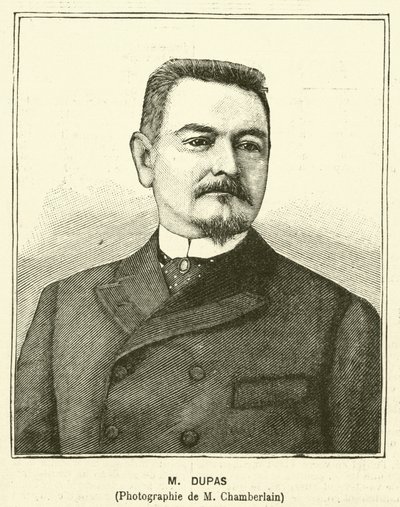 Eugene Dupas, fransk tjänsteman (gravyr) av French School