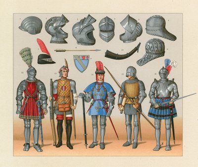 Ulaya XV-XVIth Cent Costumeswed av French School