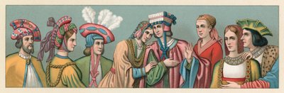 Europa XV-XVIth Cent Costume av French School