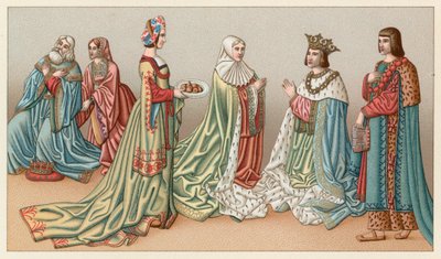 Europa XV-XVIth Cent Costume av French School