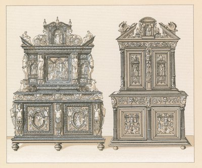 Europa XVI-XVIIth Cent Dräkt av French School