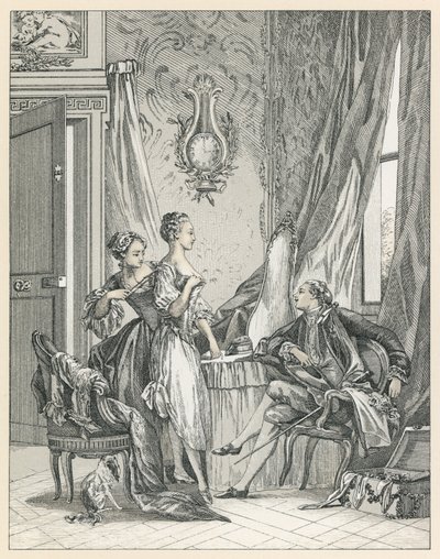 Europa XVIIIth Cent Dräkt av French School