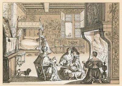 Europa XVIIth Cent Dräkt av French School