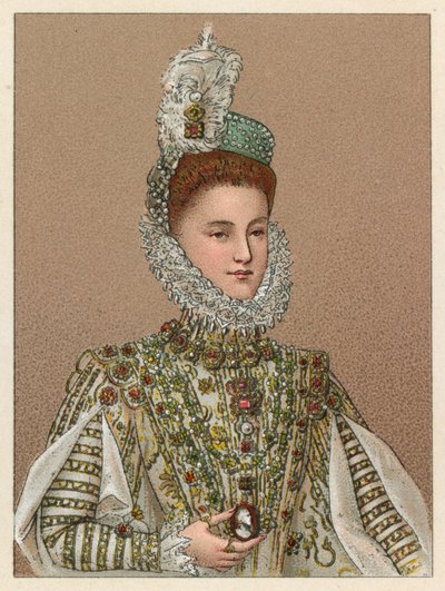 Europa XVIth Cent Dräkt av French School