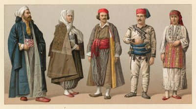 Europeisk Turkiet kostym av French School
