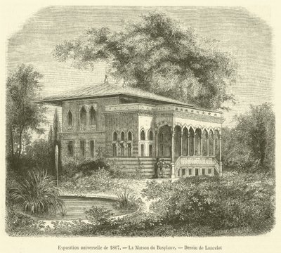 Universell utställning 1867, La Maison du Bosphore (gravyr) av French School