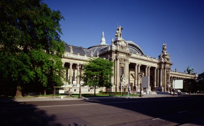 Fasaden på Grand Palais, byggd av Henri Deglane (1855-1931), Albert Louvet (1860-1936) och Albert Thomas (1847-1907), 1897-1900 av French School