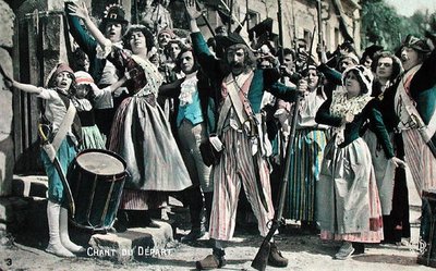 Farewell Song (Extract from a Silent Film), vykort från tidigt 1920-tal (lito i färg) av French School