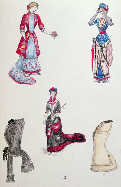 Mode 1880 av French School