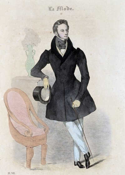 Mode maskulint - i "" Journal des tailors"" av French School