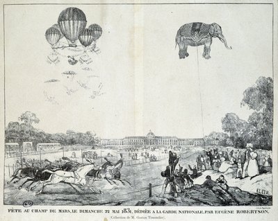 Nationalgardets högtid på Champ de Mars, 22 maj av French School